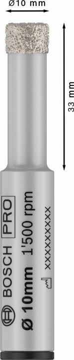Foret diamant PRO Ceramic a se
