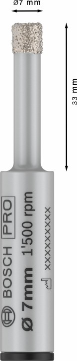 Foret diamant PRO Ceramic a se