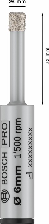 Foret diamant PRO Ceramic a se