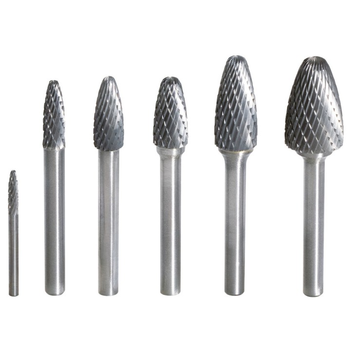 Fraise HM forme F,  8mm, 65mm