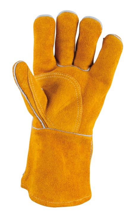 Gants courts, soudeur, cuir- L