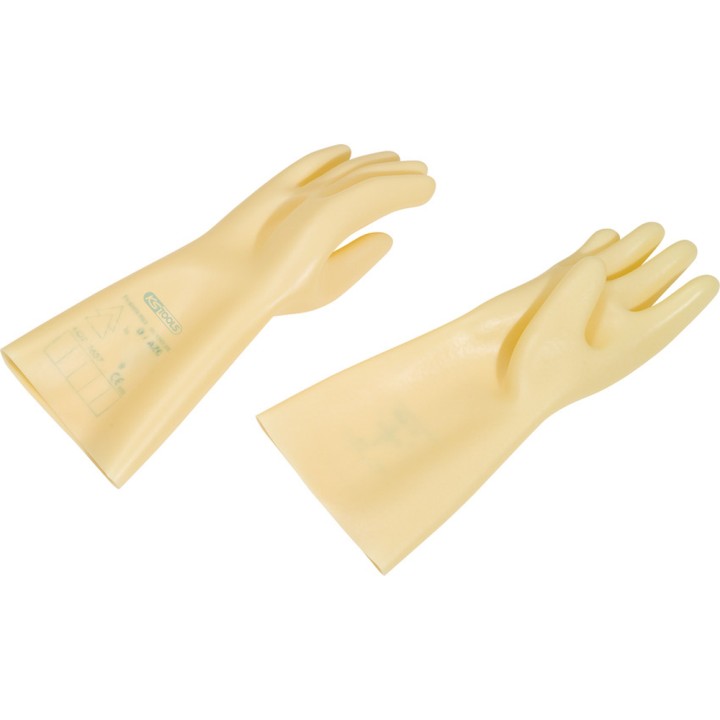 Gants élec beige, cl. 0, T9