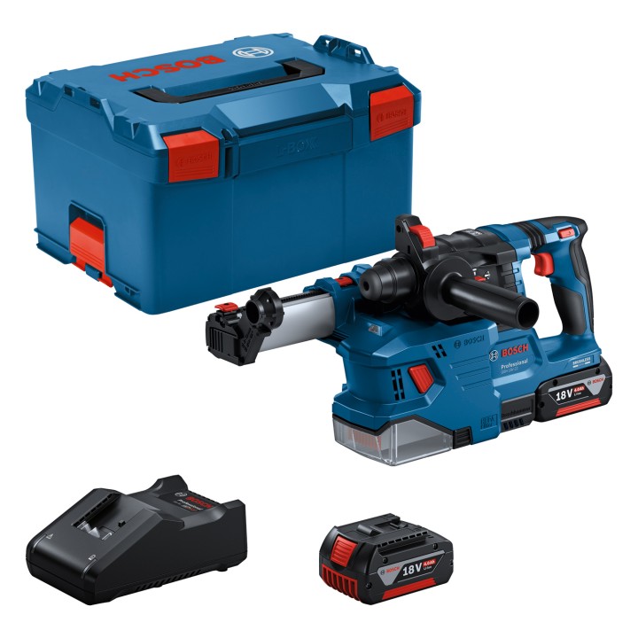 GBH 18V-22 2x4,0Ah GAL 18V-40 L-BOXX + GDE 18V-12