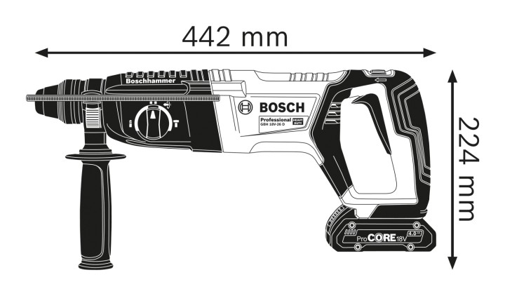 GBH 18V-26 D Solo coffret