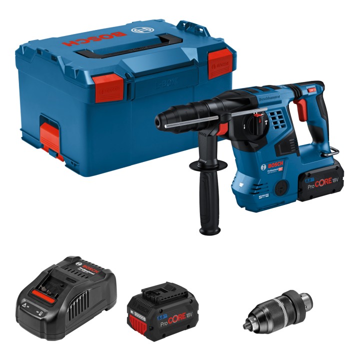 GBH 18V-28 CF 2x8,0Ah GAL 1880 L-BOXX