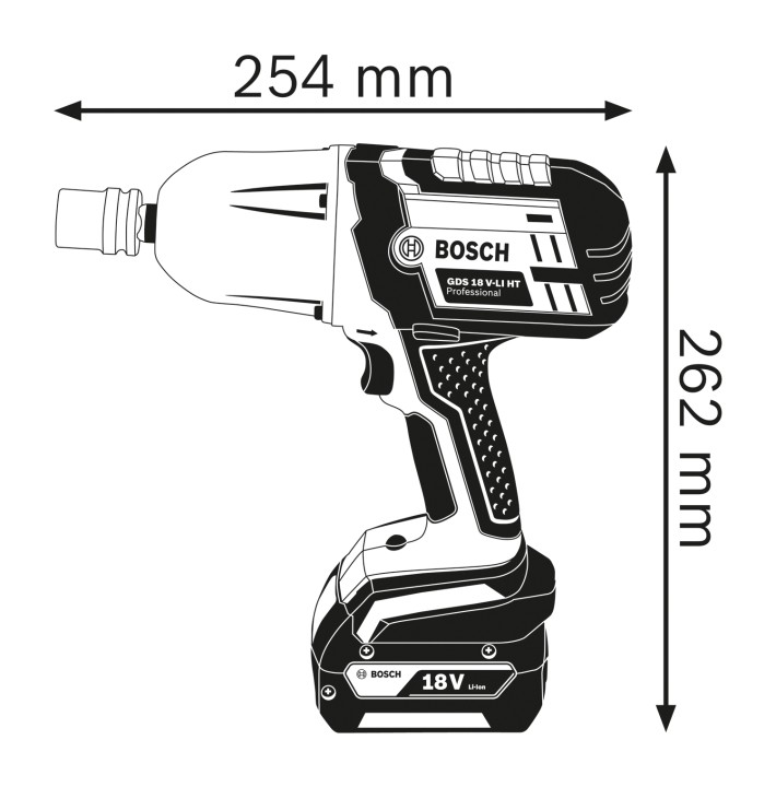 GDS 18V-LI HT 2x5,0Ah L-BOXX