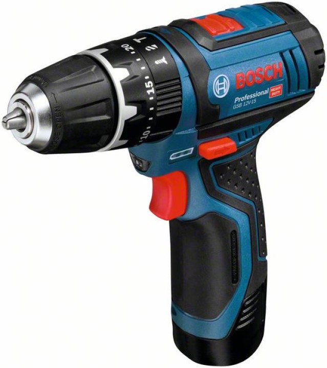 GSB 12V-15 + 10ac 2x2,0Ah