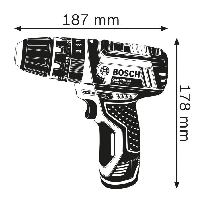 GSB 12V-15 solo carton