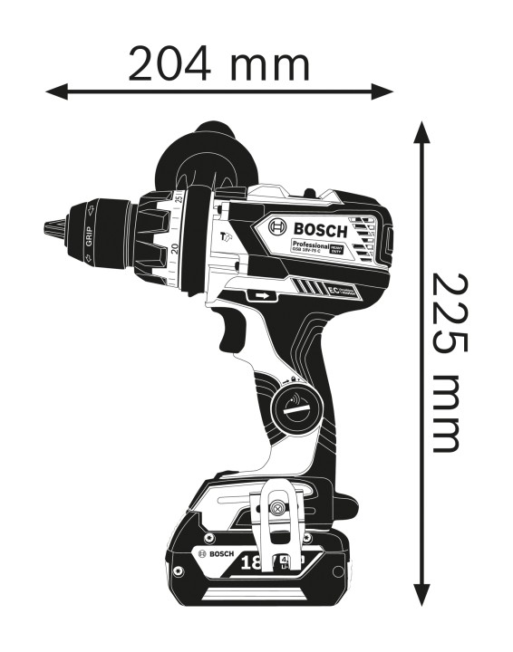 GSB 18V-110C 2x4,0Ah CoMo