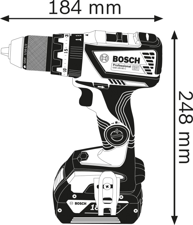 GSB 18V-60 C solo LBOXX