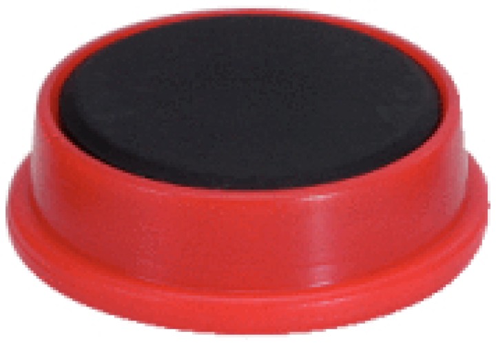 Jeu 10 aimants bleus, 25mm