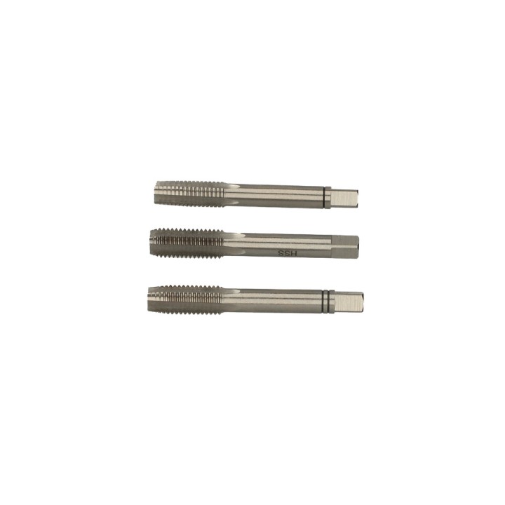 Jeu 3 tarauds main HSS, M9