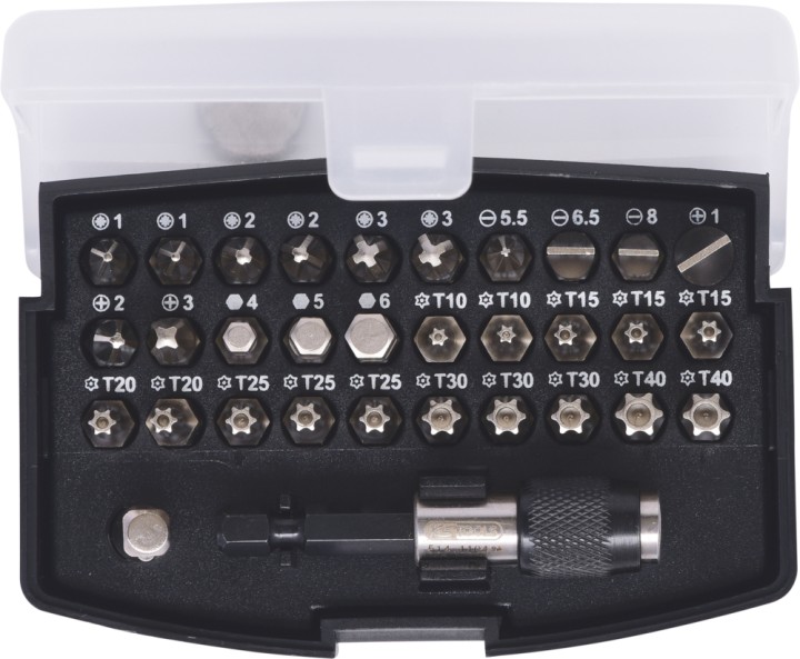 Jeu 32 embouts vissage, 1/4"