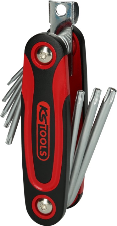 Jeu 8 clés mâles TORX perçé