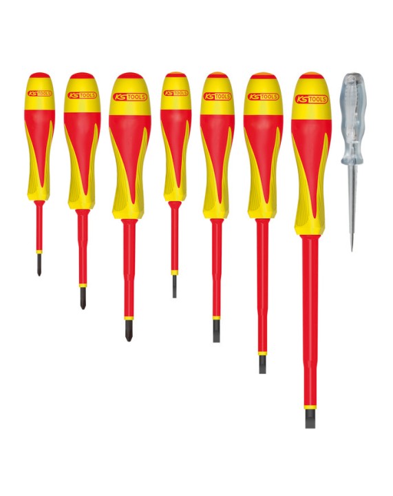 Jeu 8 tournevis isolés 1000V