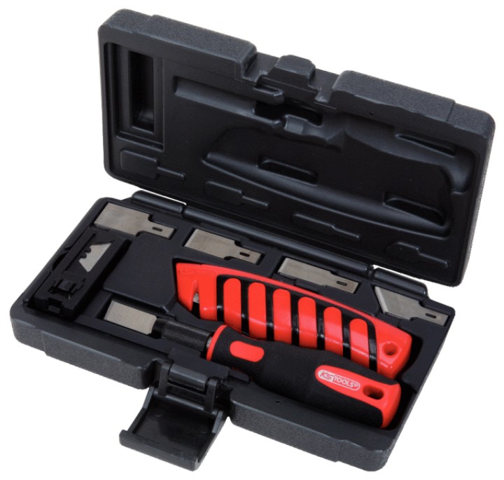 Jeu de 27 grattoirs et cutters