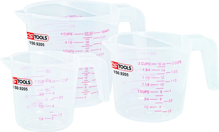 Jeu de 3 verres doseurs