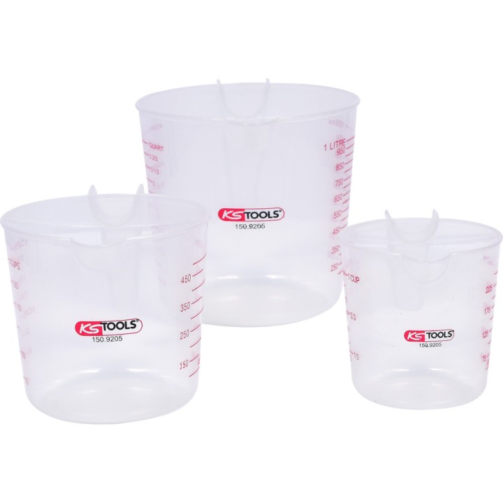 Jeu de 3 verres doseurs