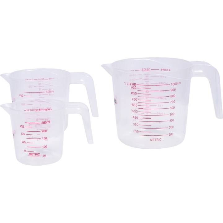 Jeu de 3 verres doseurs