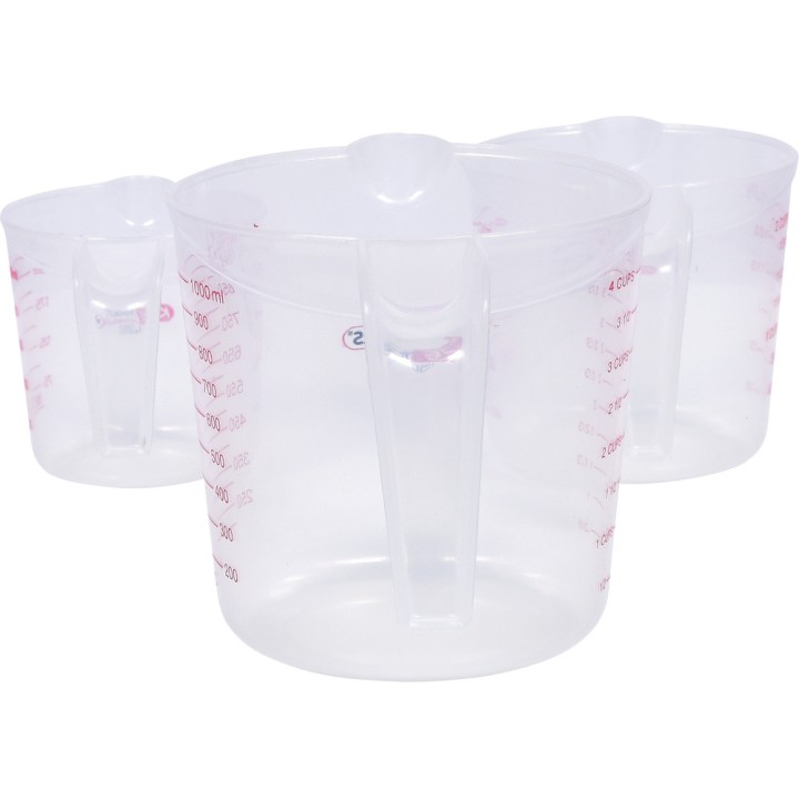 Jeu de 3 verres doseurs