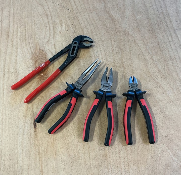 Jeu de 4 pinces ERGOTORQUE