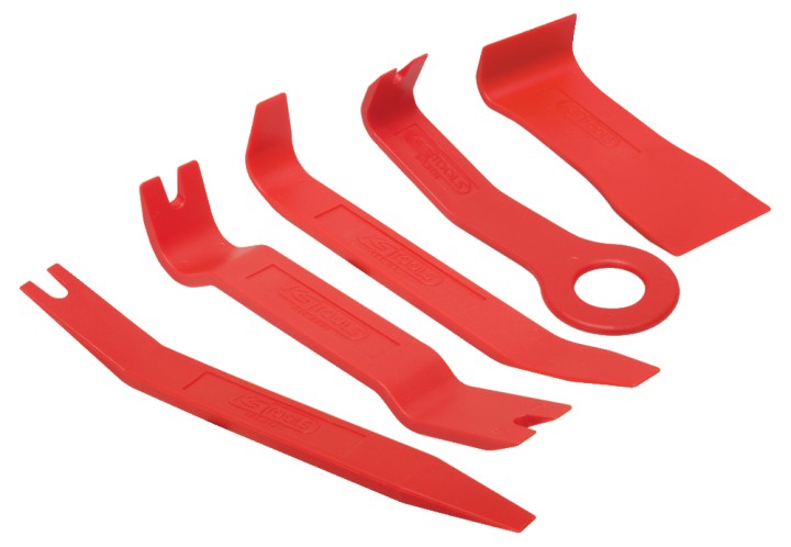 Jeu de 5 pinces levier en PVC