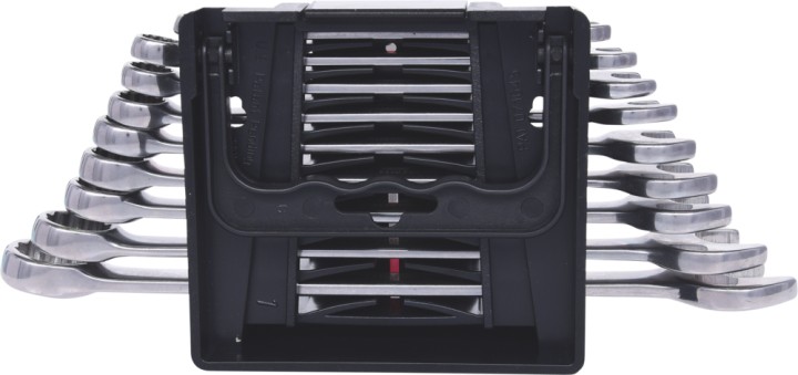 Jeu de 9 clés mixtes INOX