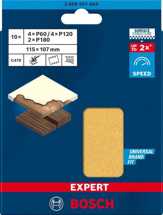 Kit 10 Feuilles C470 115x107mm