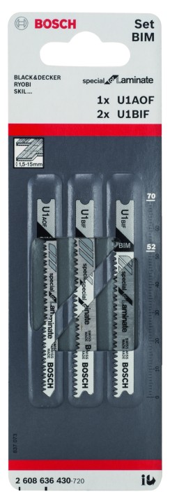 Kit 3 LSSauteuse en U  Pann. l