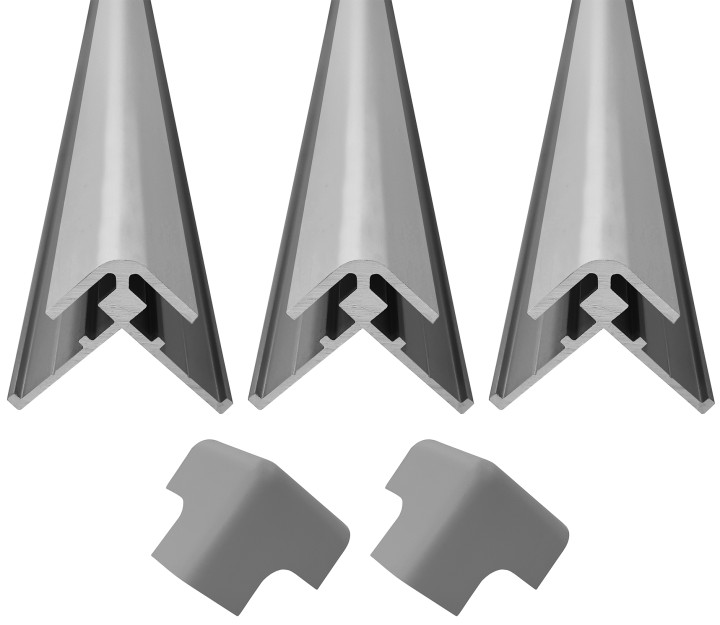 Kit profilés BATIPANEL ARGENT
