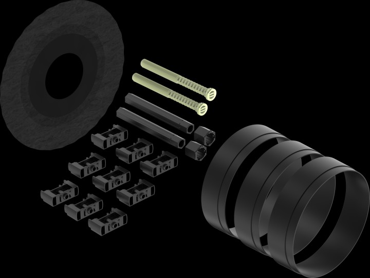 Kit ext set finit 25 - 75 mm