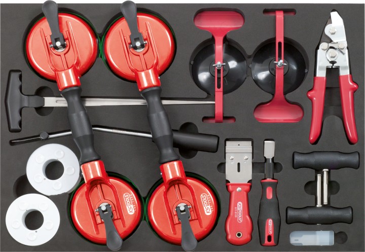 Kit répa. de pare-brise, 12pcs