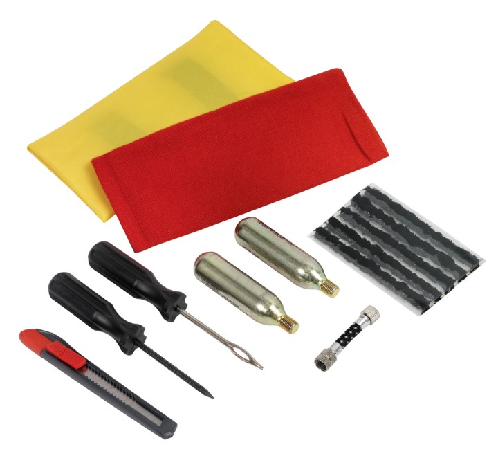 Kit réparation pneus moto/quad