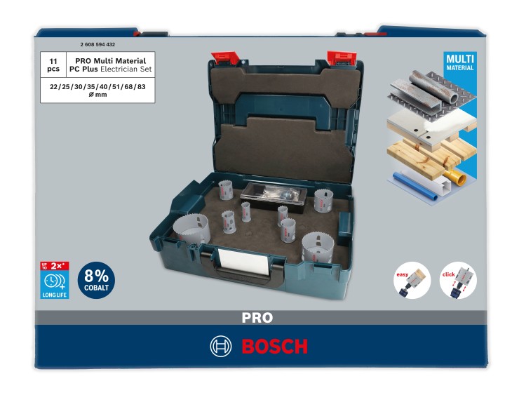 LBoxx 8trépans PRO PCPlus Mult