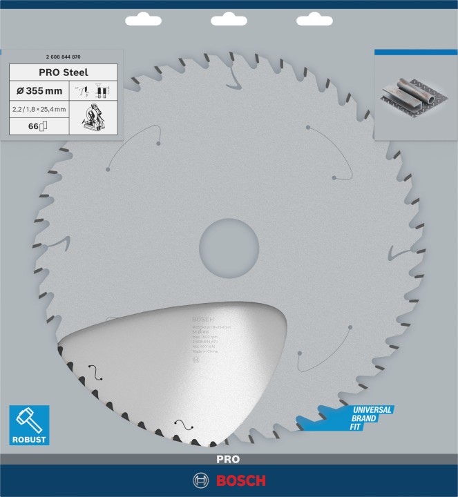 LSCircul PRO Acier 355x25,4x2,