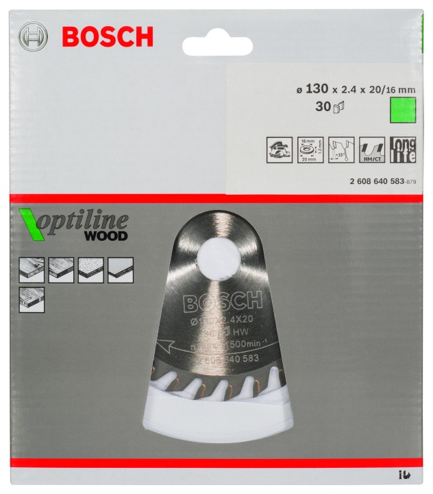 LSCircul PRO Bois 130x20/16x2,