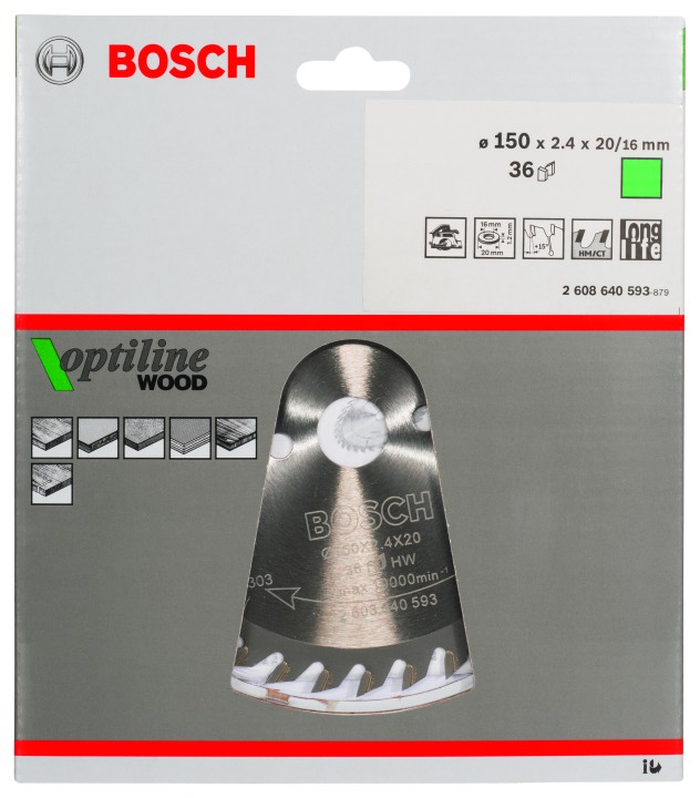 LSCircul PRO Bois 150x20/16x2,