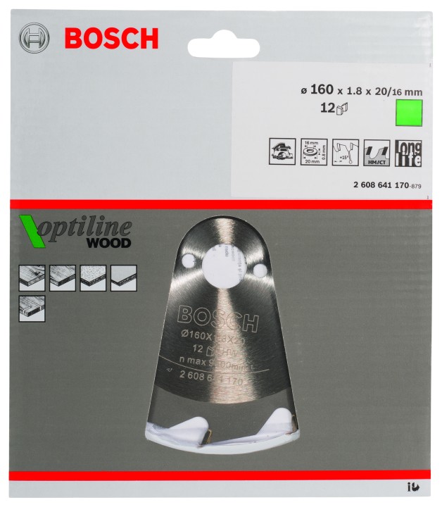 LSCircul PRO Bois 160x20/16x1,