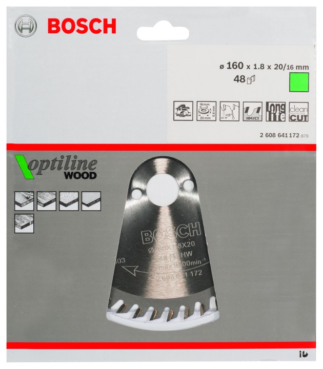 LSCircul PRO Bois 160x20/16x1,