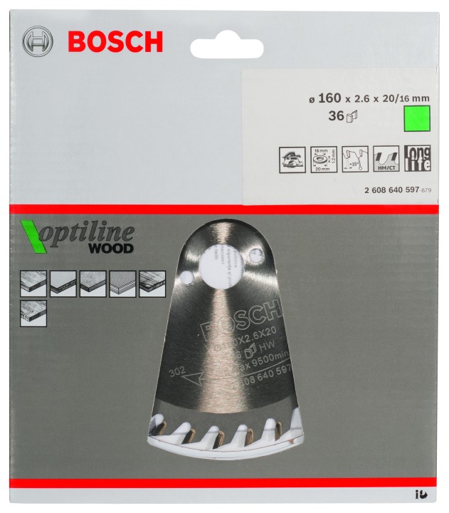 LSCircul PRO Bois 160x20/16x2,