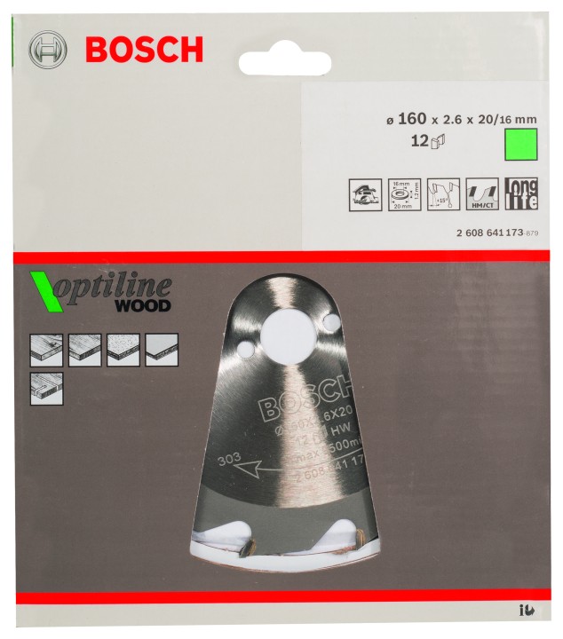 LSCircul PRO Bois 160x20/16x2,