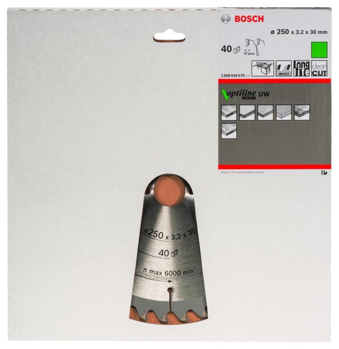 LSCircul PRO Bois 250x30x3,2mm