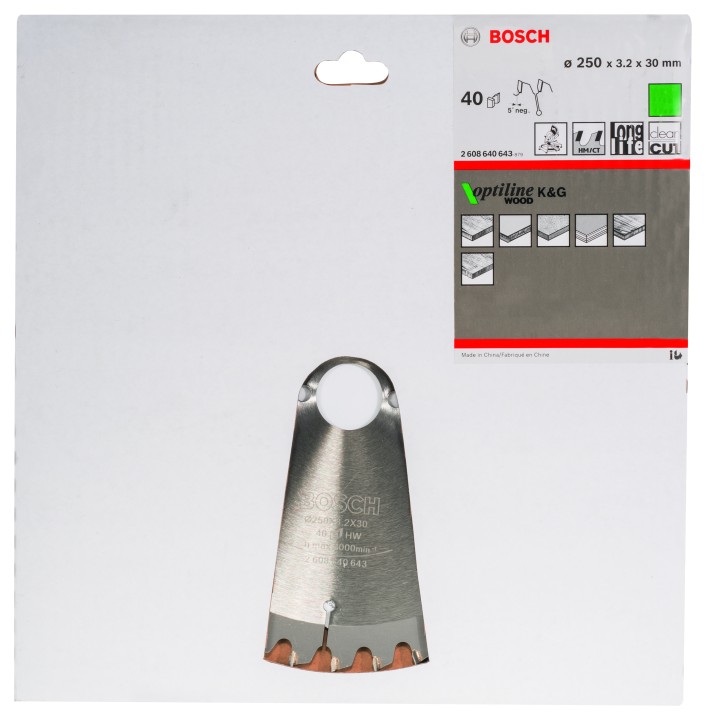 LSCircul PRO Bois 250x30x3,2mm