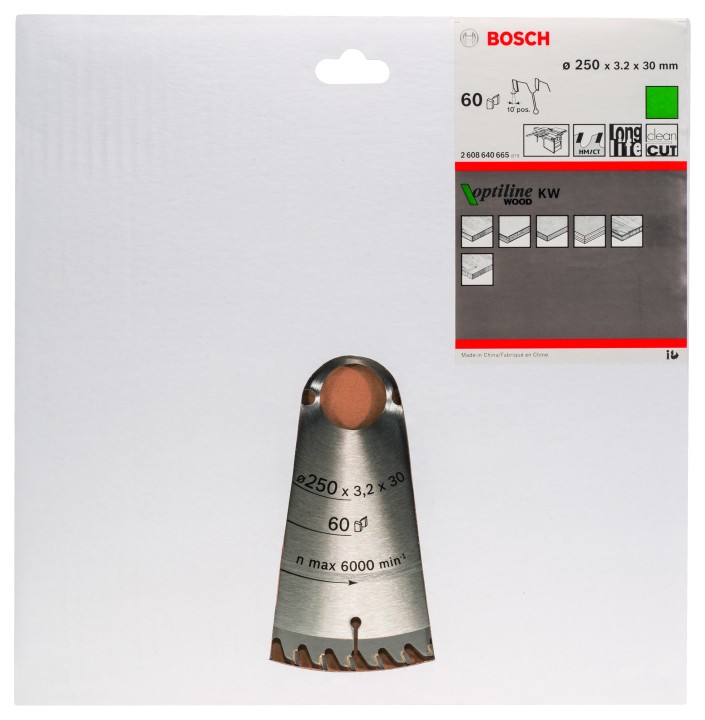 LSCircul PRO Bois 250x30x3,2mm