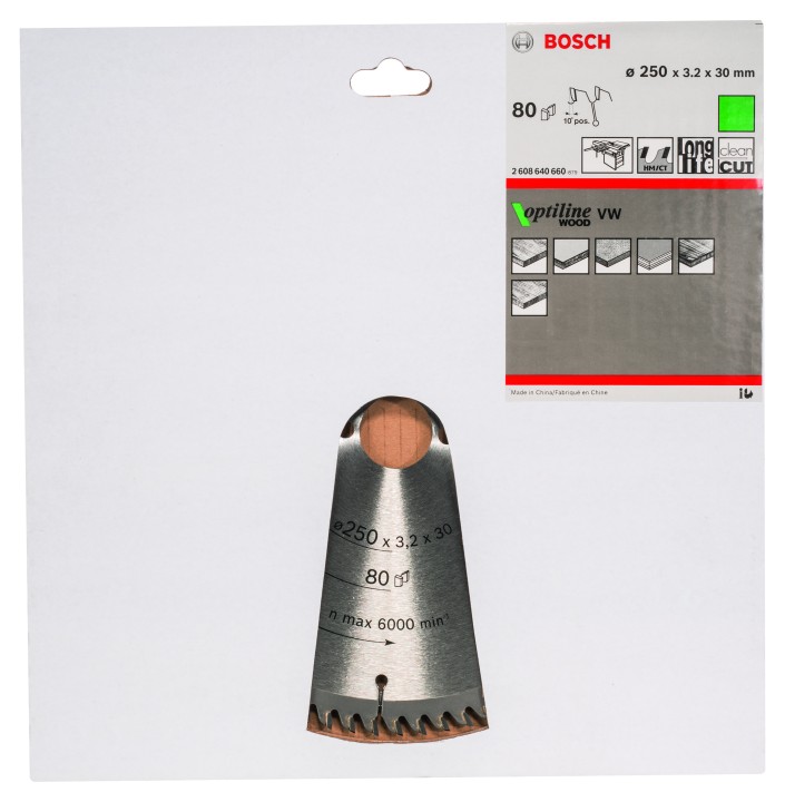 LSCircul PRO Bois 250x30x3,2mm
