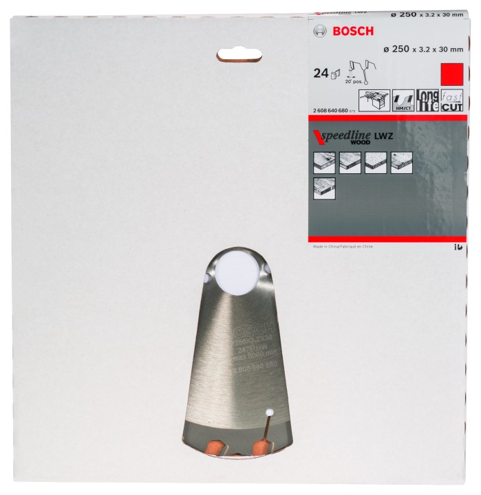 LSCircul PRO Bois 250x30x3,2mm