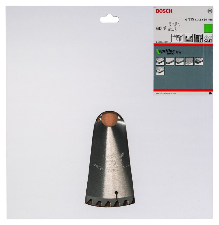 LSCircul PRO Bois 315x30x3,2mm