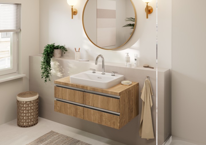 Mélangeur lavabo 150 3 trous