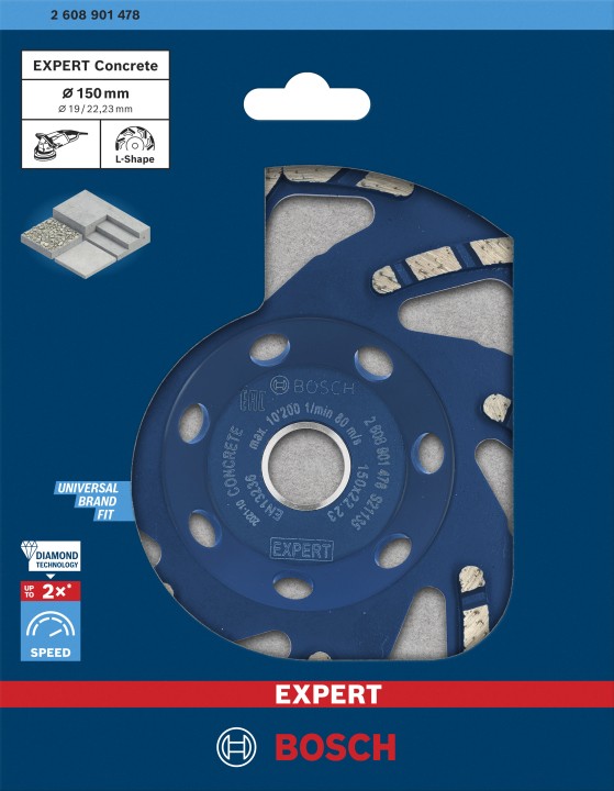 Meule assiette beton EXP. 150x