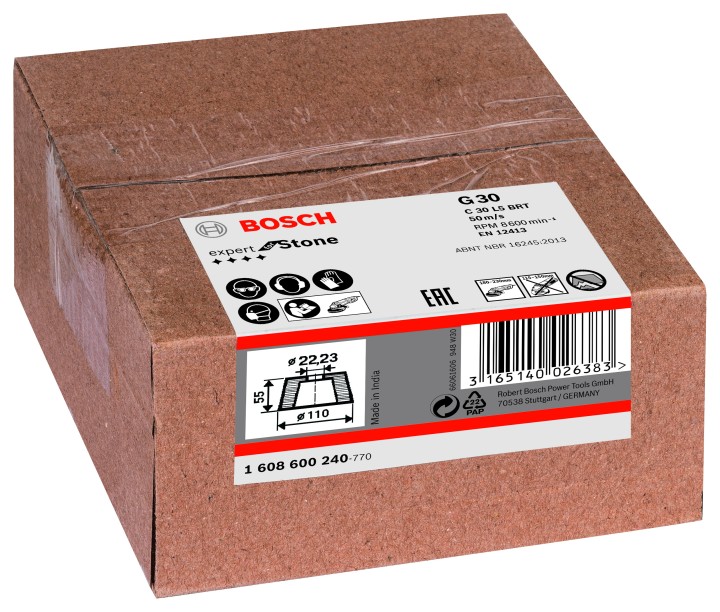 Meule boisseau PRO 90x110x55 m